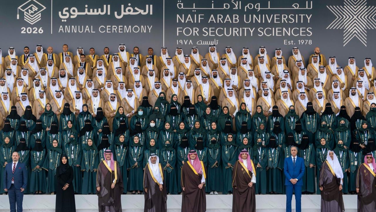 طلبة أردنيون بين خريجي جامعة نايف العربية للعلوم الأمنية بالرياض