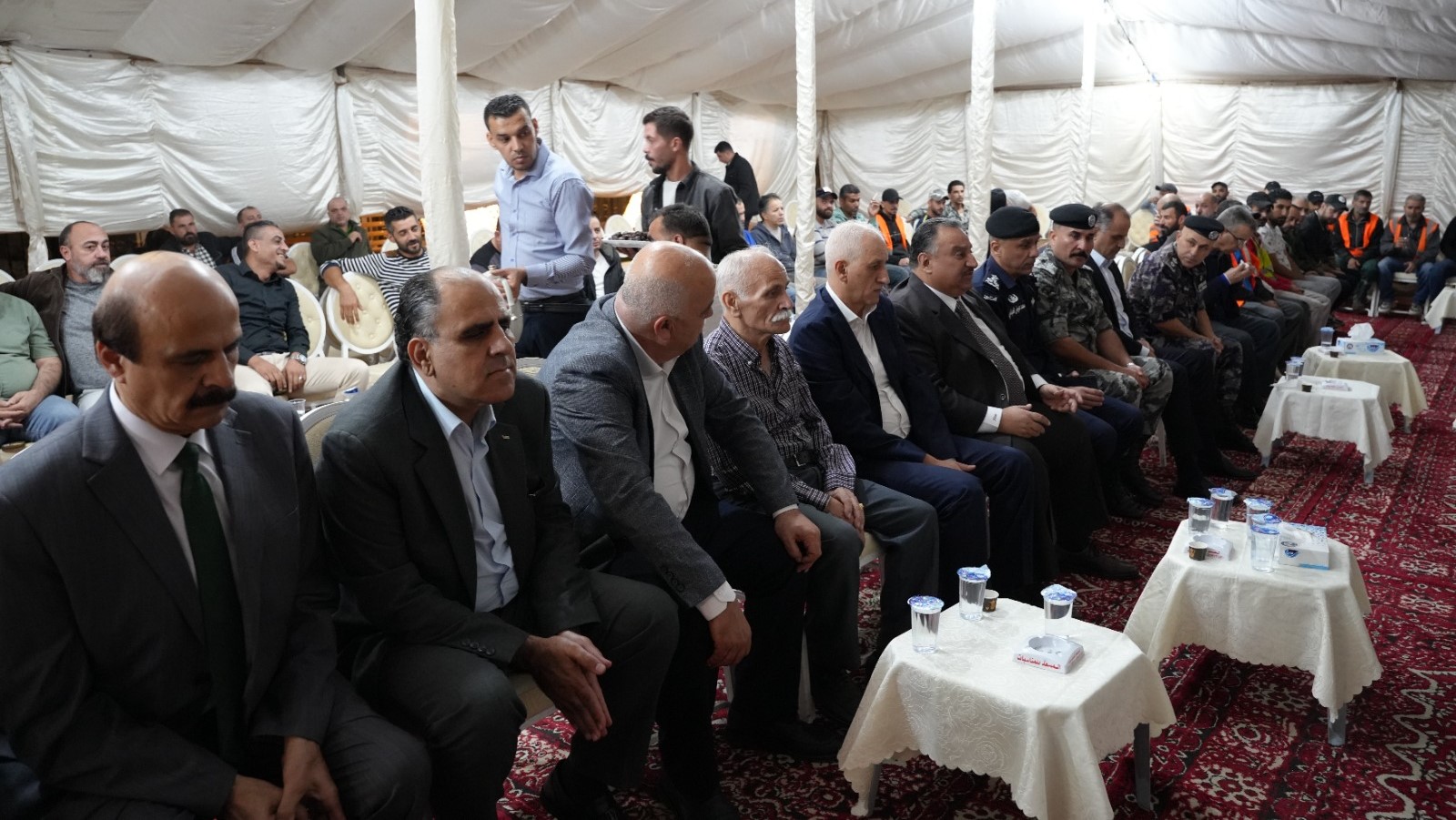 بيت عزاء بشهداء الوطن على تل إربد التاريخي