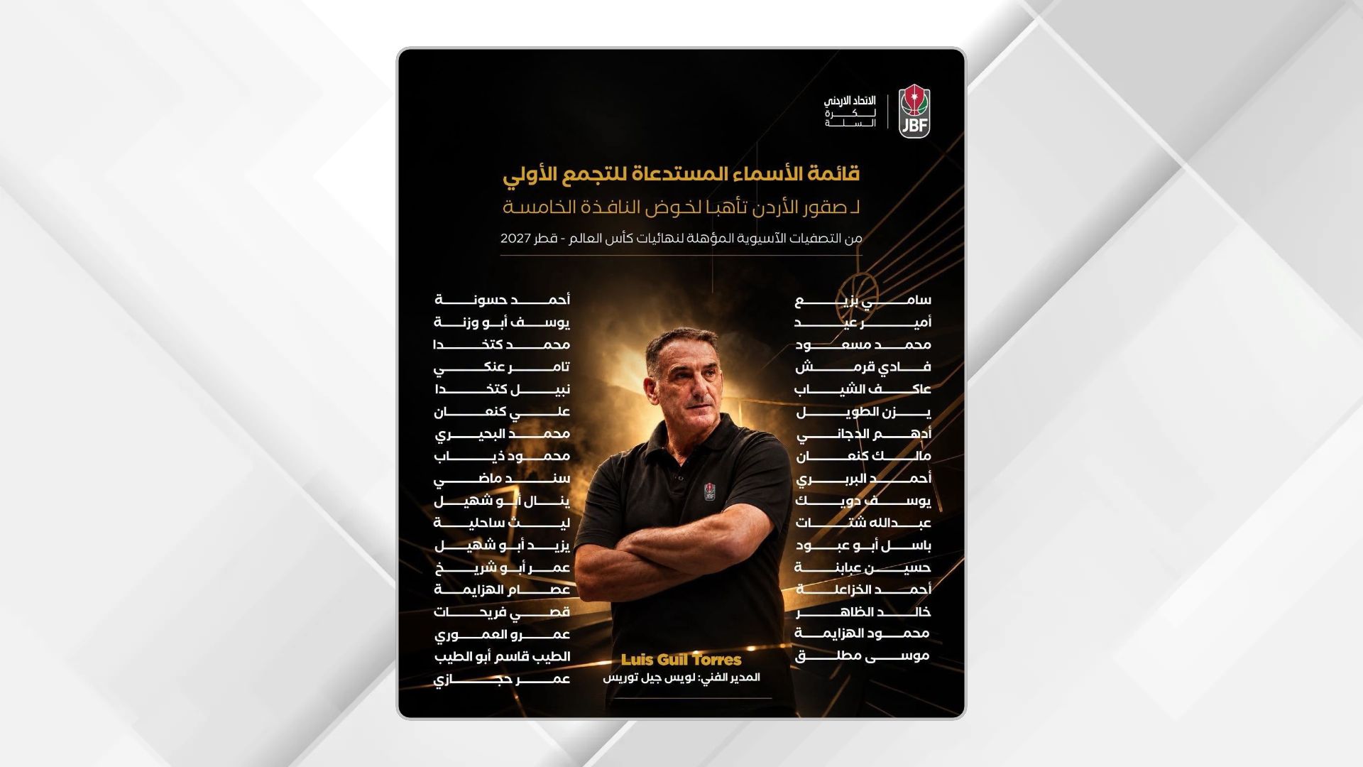 35 لاعبا في التجمع الأولي لمنتخب السلة
