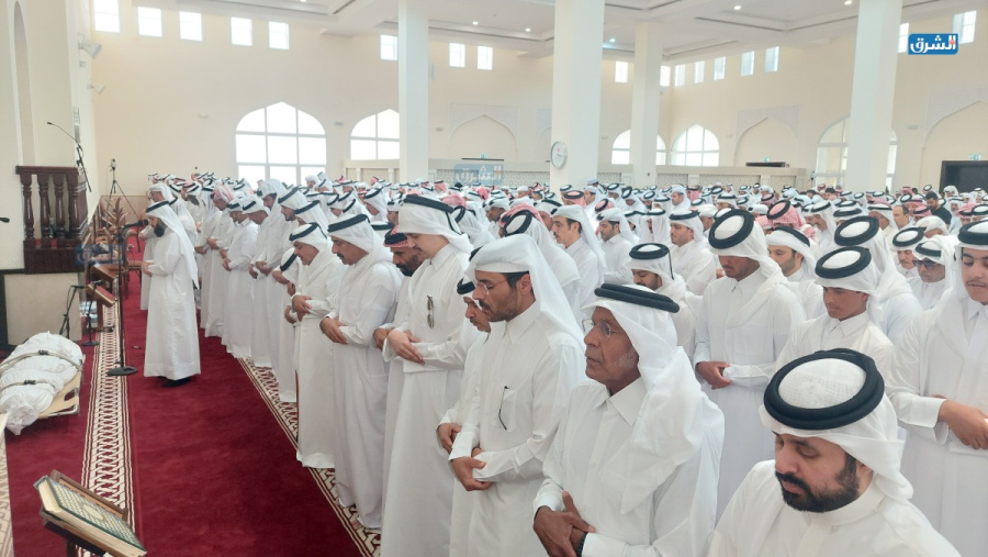قطر تودع عبدالله بن حمد العطية (صور)