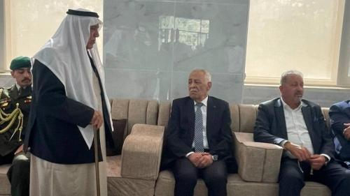 مندوبا عن الملك وولي العهد. العيسوي يعزي عشيرة المهيرات