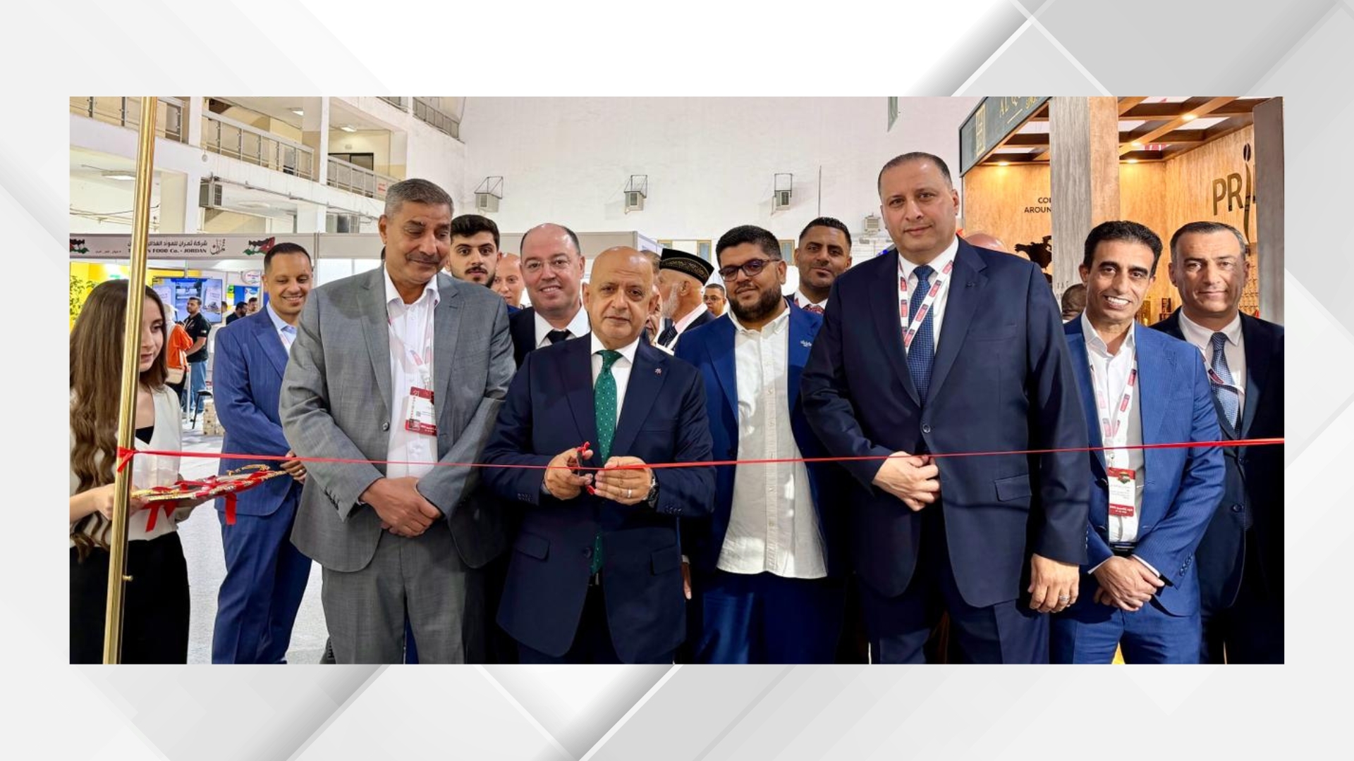 افتتاح الجناح الأردني المشارك بمعرض "فود إكسبو سوريا"