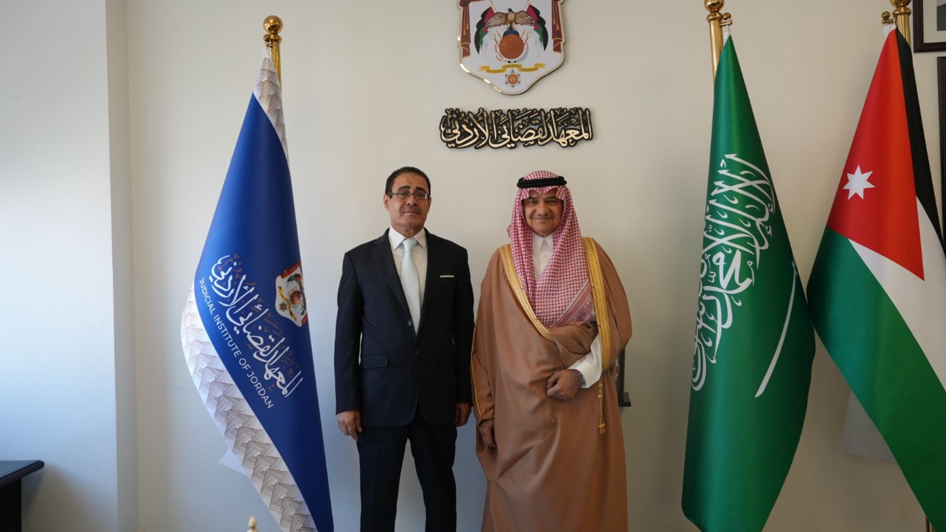 السفير السعودي يزور المعهد القضائي الأردني ويبحث تعزيز التعاون المشترك