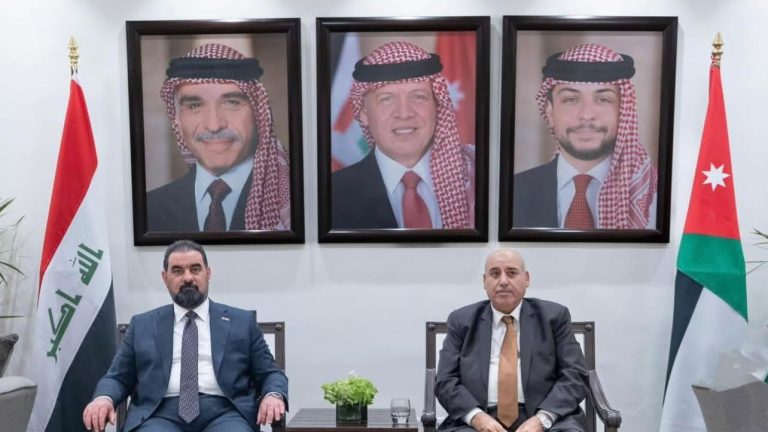 القاضي وعطية في وداع رئيس مجلس النواب العراقي