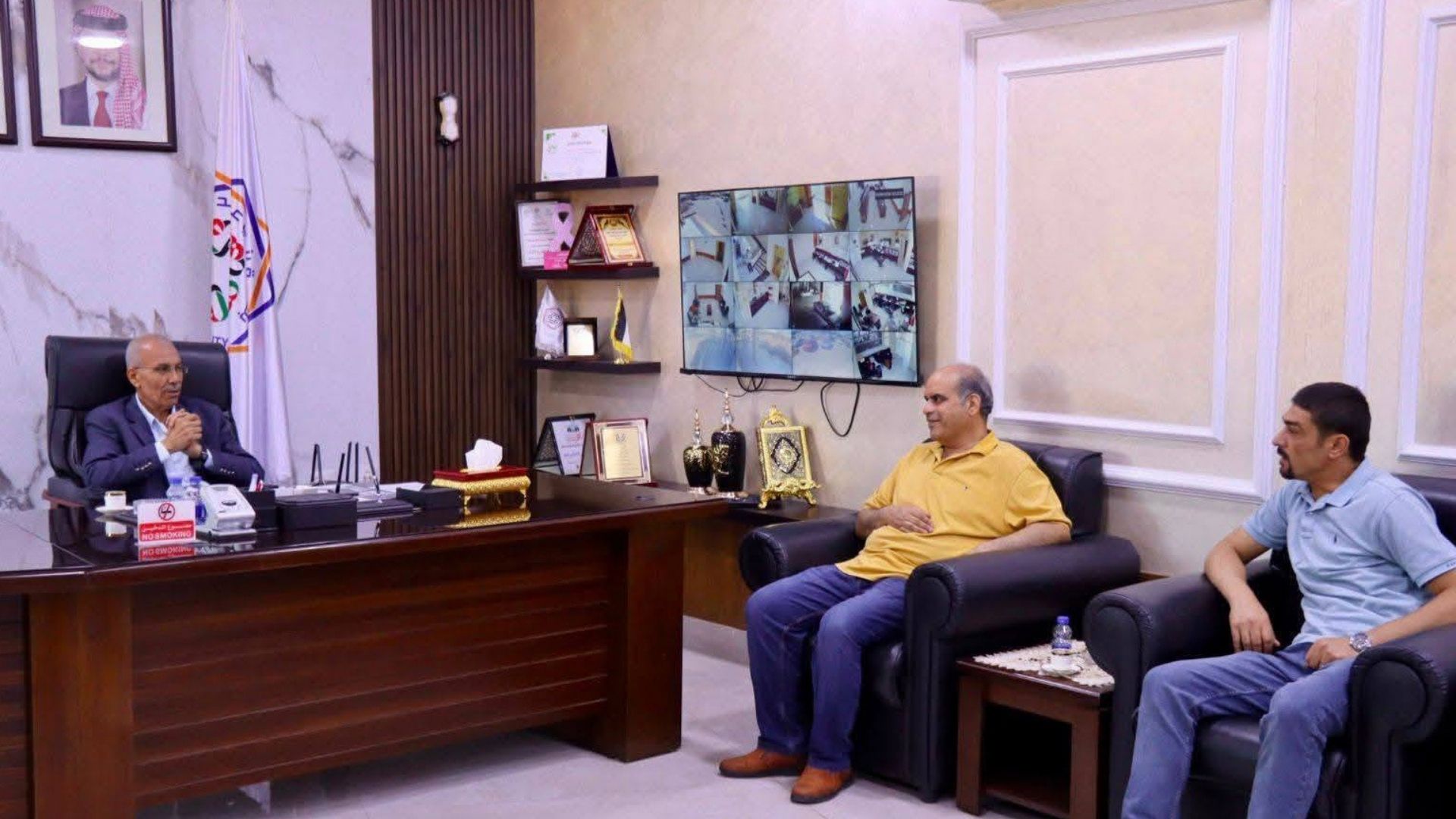 بحث سبل التعاون بين بلدية بني عبيد و"ثقافة إربد"
