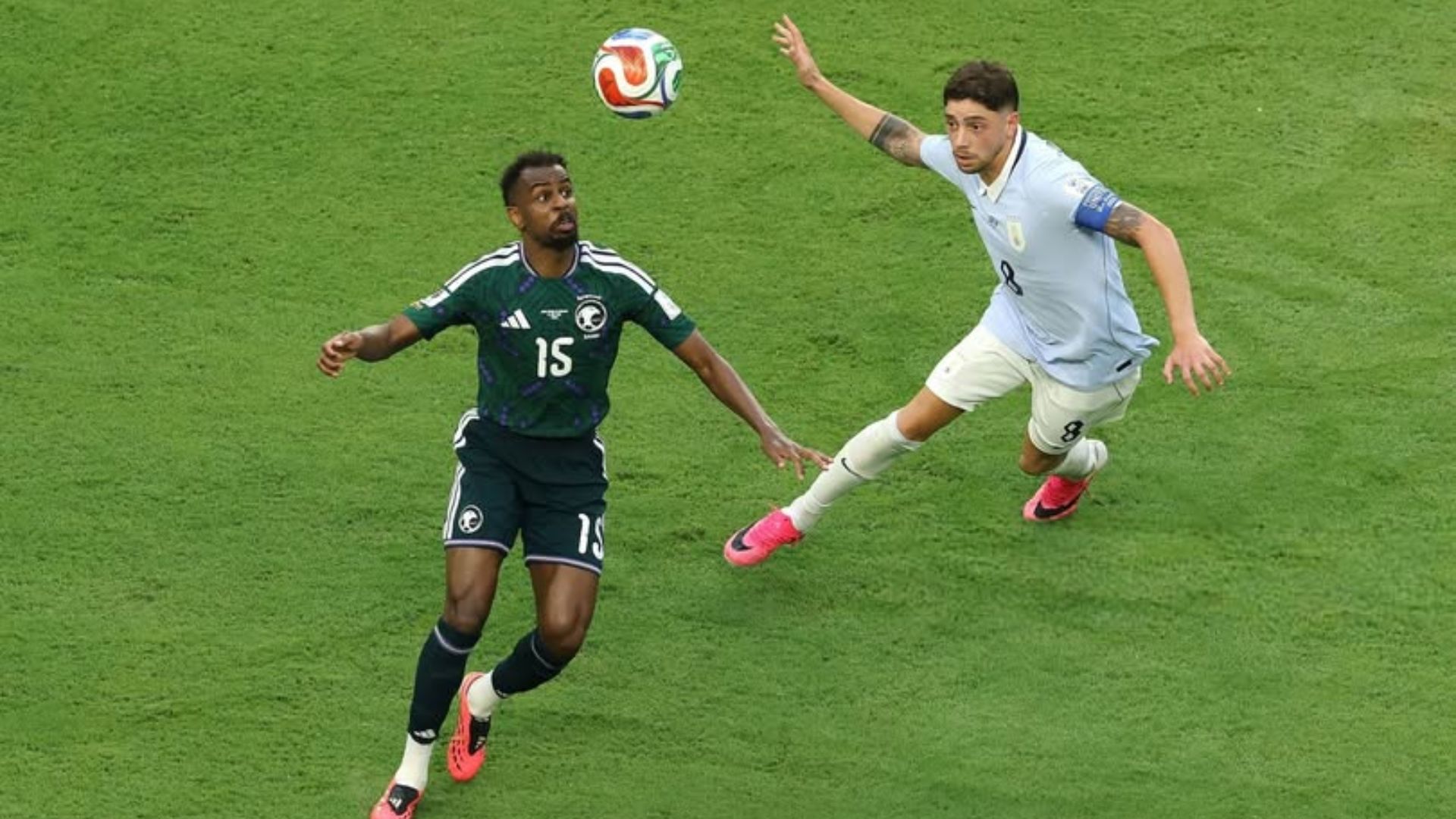 تعادل السعودية والأورغواي بنهائيات كأس العالم 2026