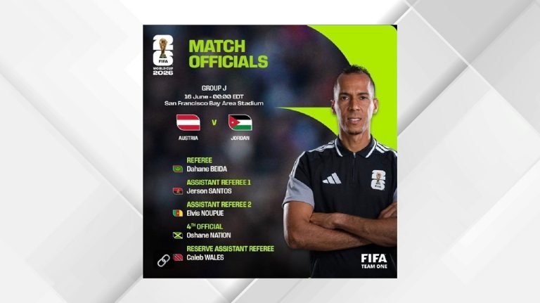 حكم موريتاني يقود مواجهة النشامى والنمسا في كأس العالم