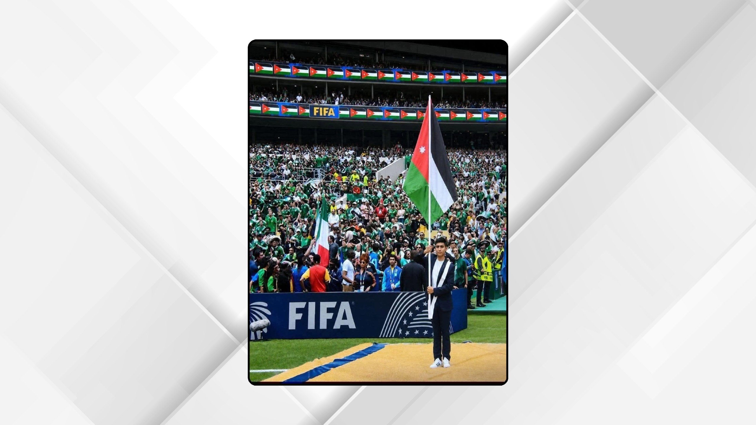 علم الأردن يرفرف في افتتاح بطولة كأس العالم 2026