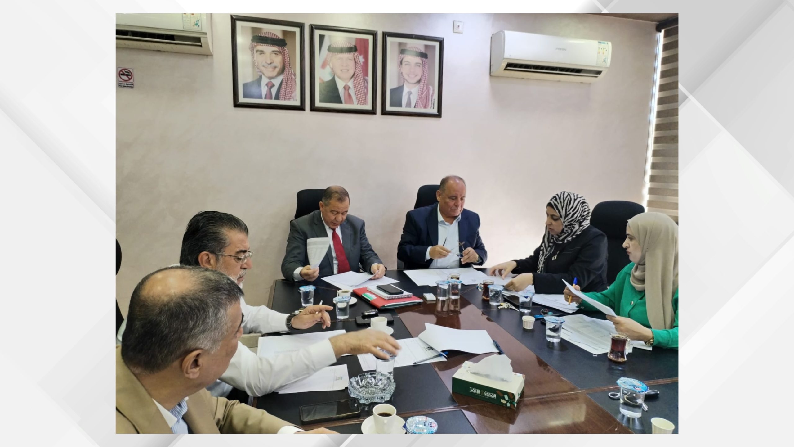 مجلس إدارة مؤسسة إعمار جرش يبحث سير المشاريع التنموية