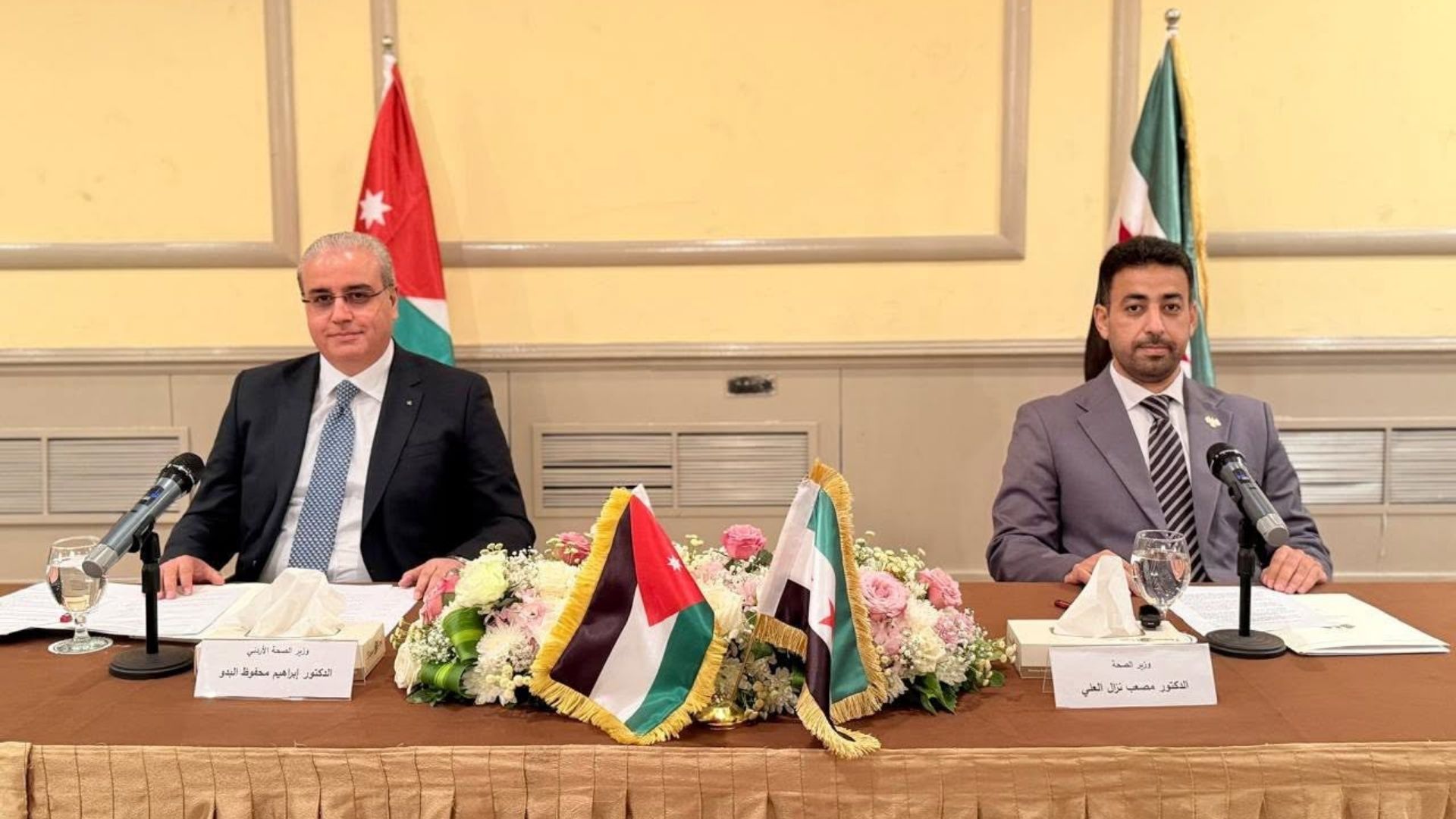 وزير الصحة يبحث مع نظيره السوري آليات تطوير التعاون المشترك