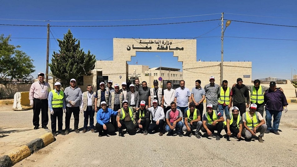 مبادرة تطوعية في معان تحت شعار "نظافتنا حاضرتنا"