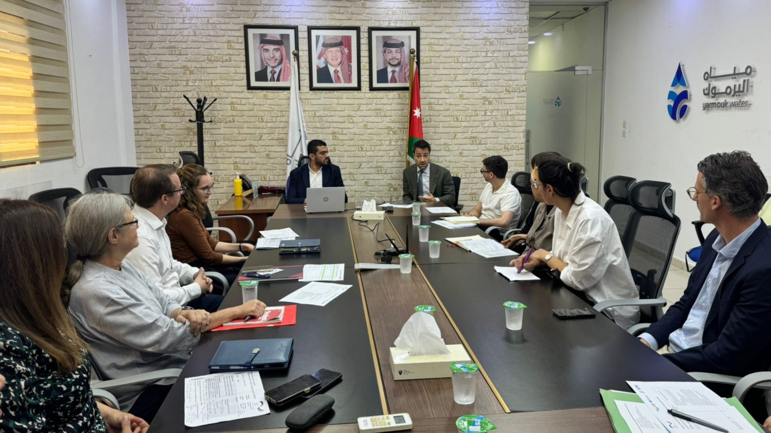 مياه اليرموك تبحث مع وفد ألماني تعزيز التعاون ودعم مشاريع استراتيجية بقطاع المياه