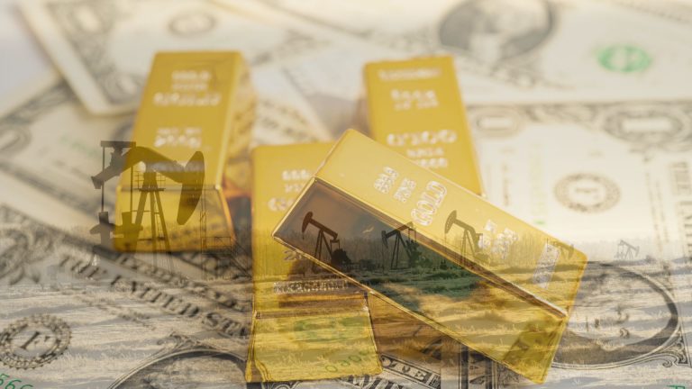 انخفاض أسعار الذهب وارتفاع النفط مع استقرار مؤشر الدولار عالميا