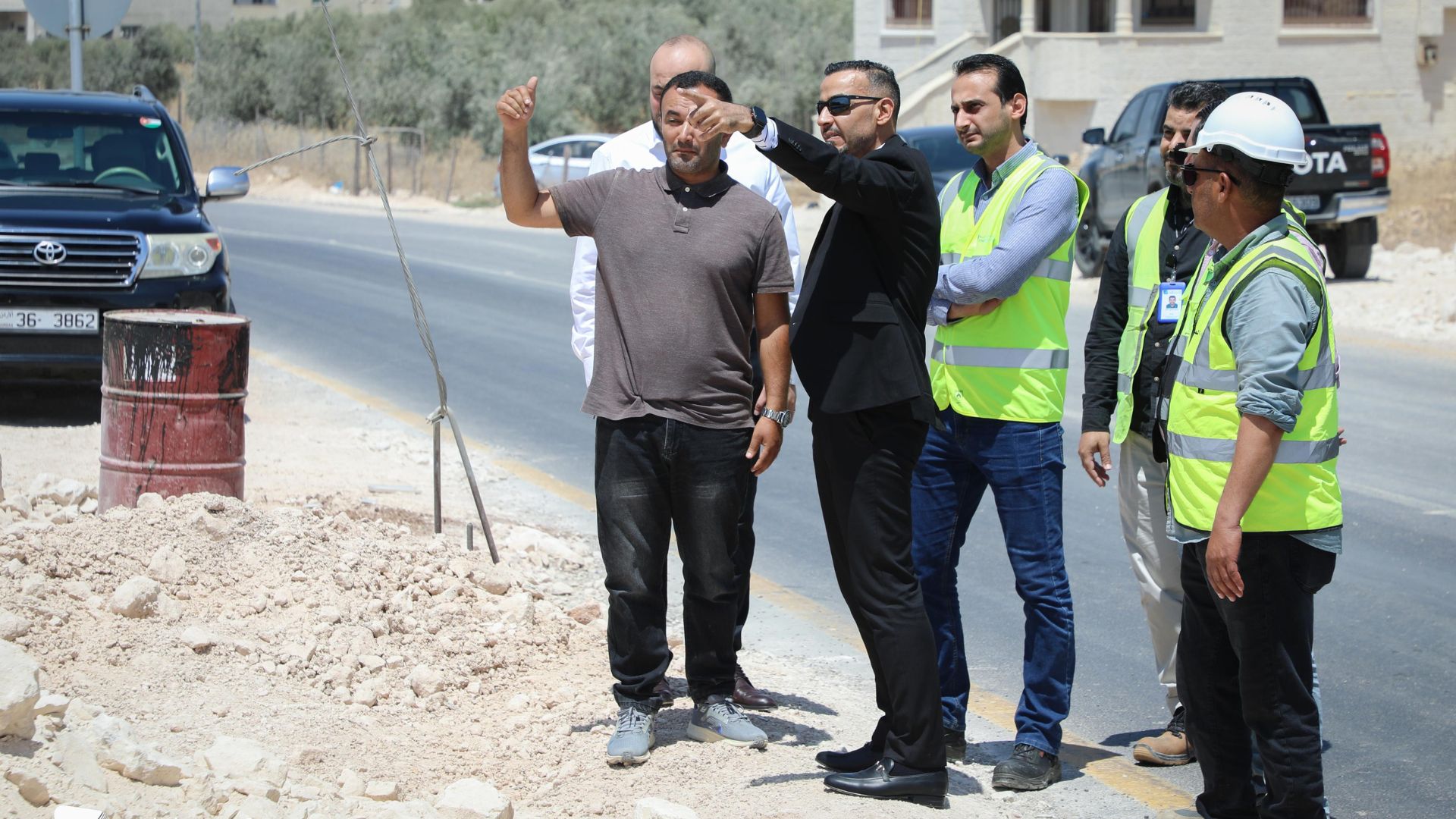 تسريع تنفيذ البنية التحتية الكهربائية في مشروع طريق إربد الدائري