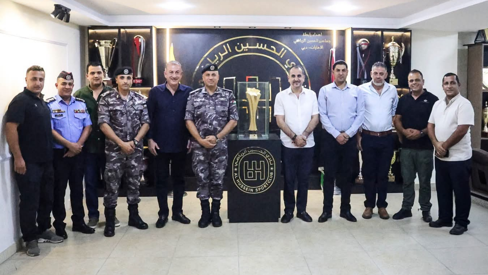 وحدة أمن الملاعب تبحث مع الحسين اربد ترتيبات الموسم الكروي الجديد