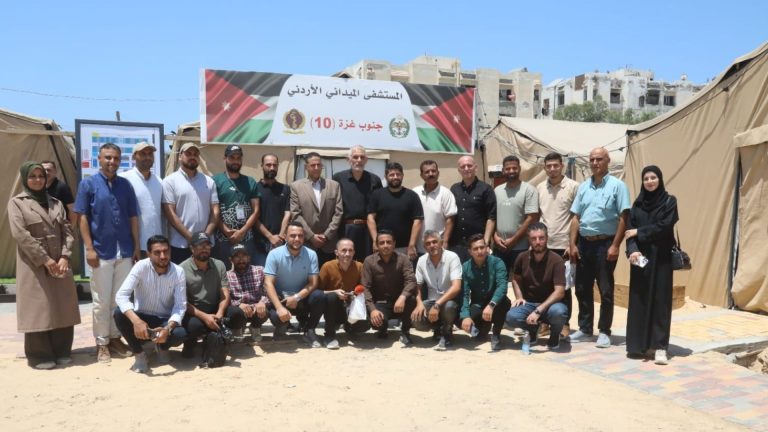 المستشفى الميداني الأردني جنوب غزة 10 ينظم يوما إعلاميا مفتوحا