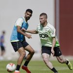 المنتخب الوطني لكرة القدم يواصل تحضيراته لمواجهة سوريا وديا غدا