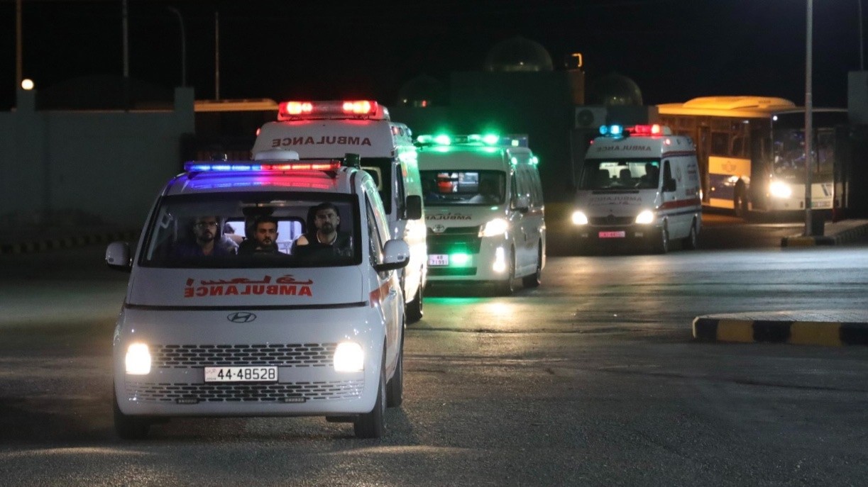 القوات المسلحة تُجلي الدفعة 33 من أطفال غزة المرضى لتلقي العلاج في الأردن