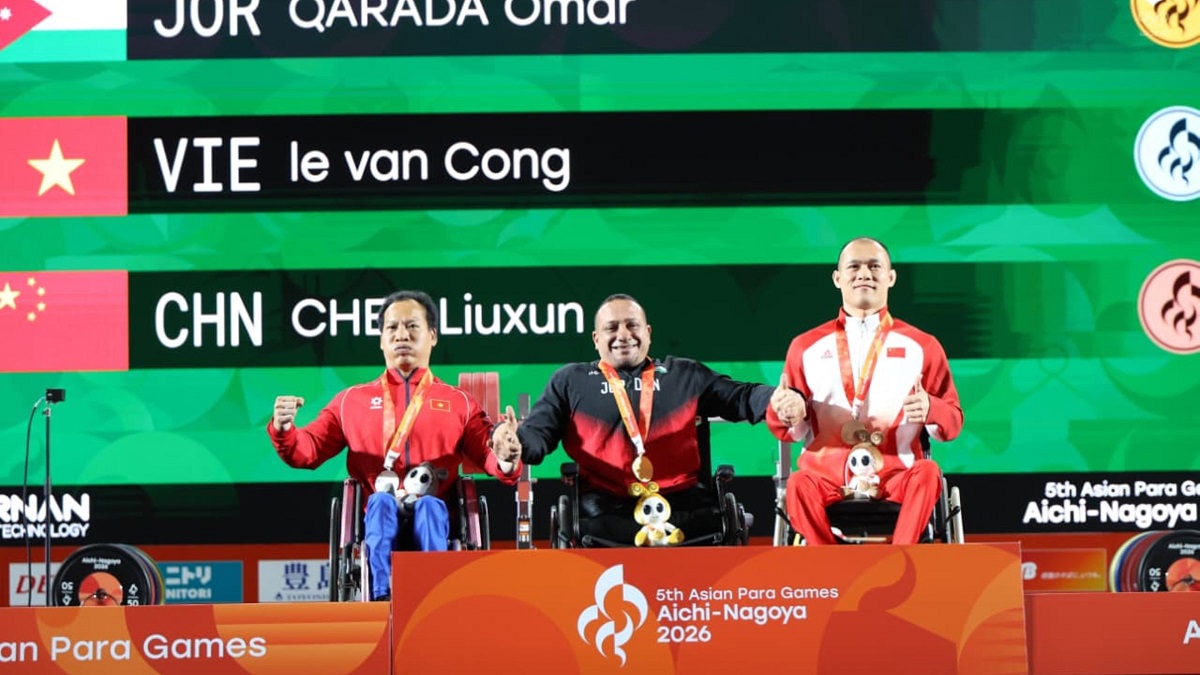 عمر قرادة يفتتح ميداليات الأردن بذهبية رفع الأثقال في ناغويا 2026