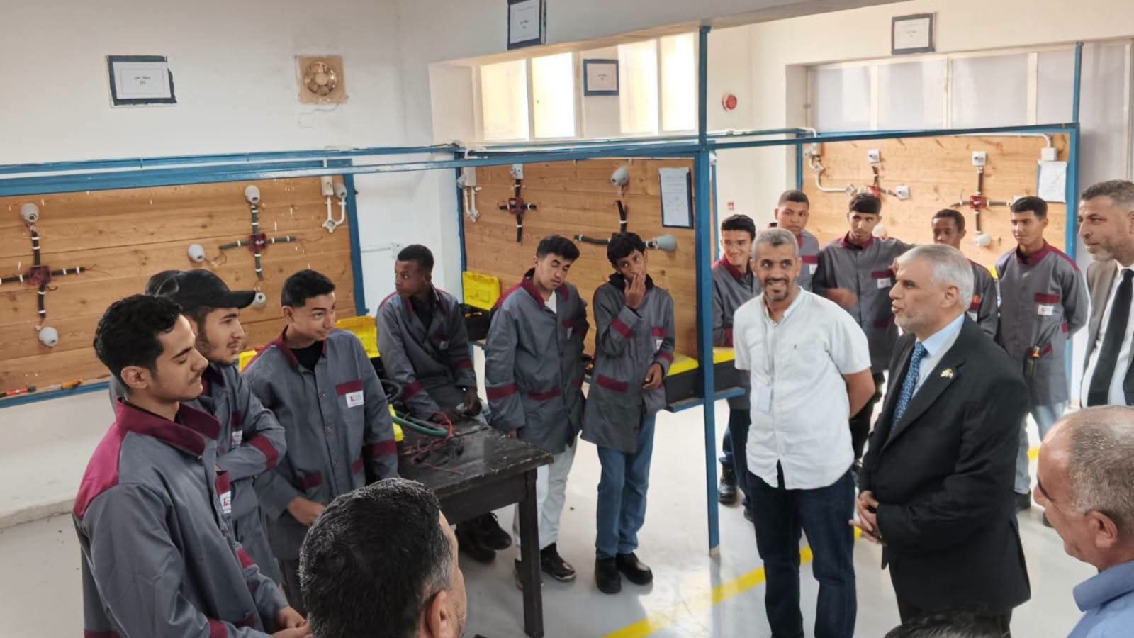 مدير التدريب المهني يتفقد معهد جرش